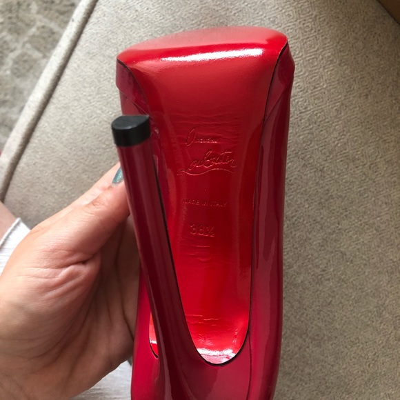 SALE Christian Louboutin Pigalle Plato Pumps 8.5 - Picture 6 of 7